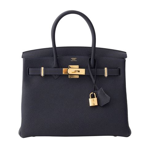 hermes blue nuit togo|HERMES Togo Birkin 30 Bleu Nuit 1309642 .